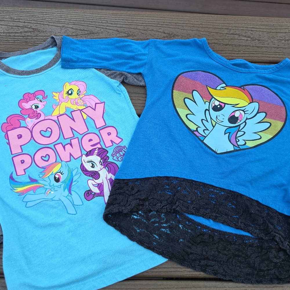 My Little Pony Girl T Shirts Set of 2 Read Description